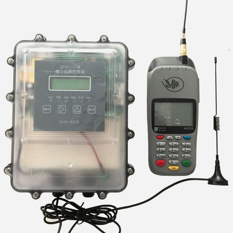 Remote monitoring system for large meters