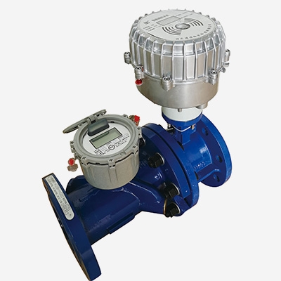 Intelligent valve controlled water meter (large diameter butterfly valve)