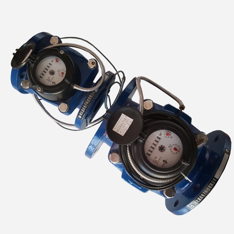 Large caliber remote valve controlled water meter